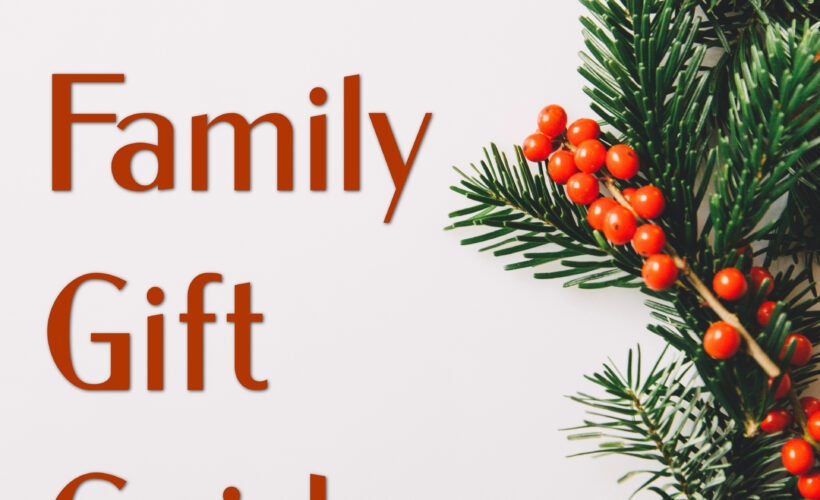 This is a huge list of family gift ideas for all ages-- kids, tweens, mom, & dad! There's something to wear, want, need, and read for each group!