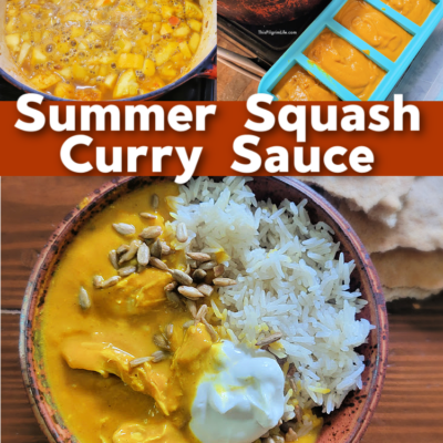 Summer Squash Curry Sauce (Freezer Friendly!)